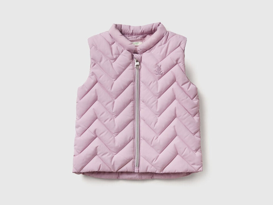 gilet imbottito in tessuto tecnico
