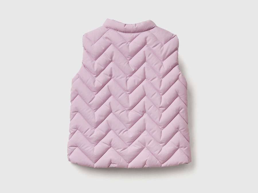 gilet imbottito in tessuto tecnico