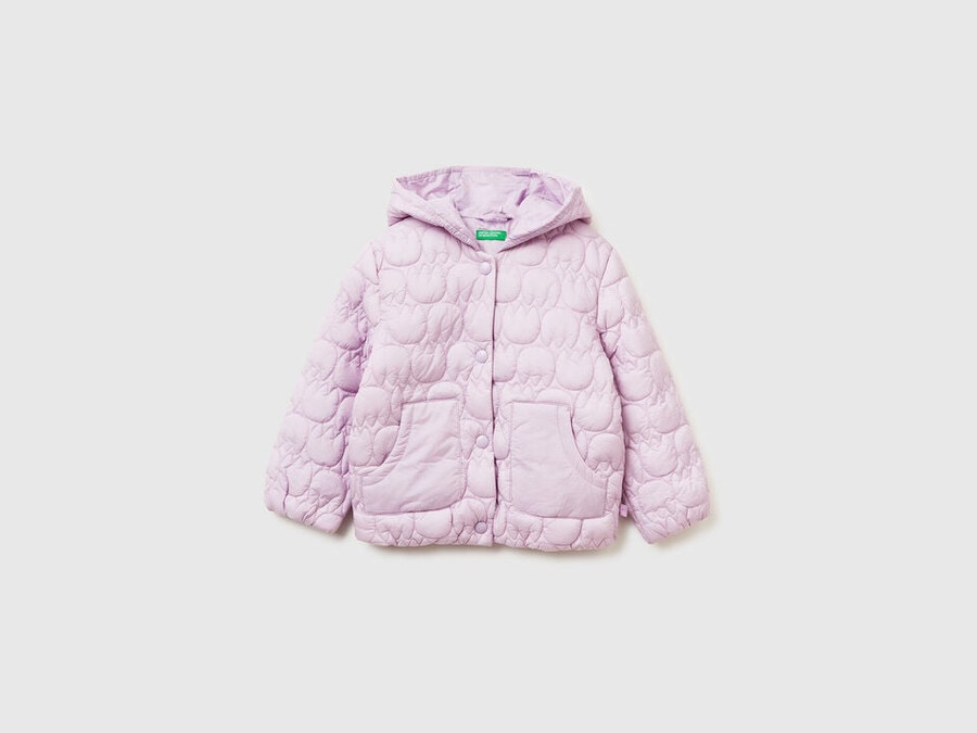 giacca imbottita in nylon rain defender