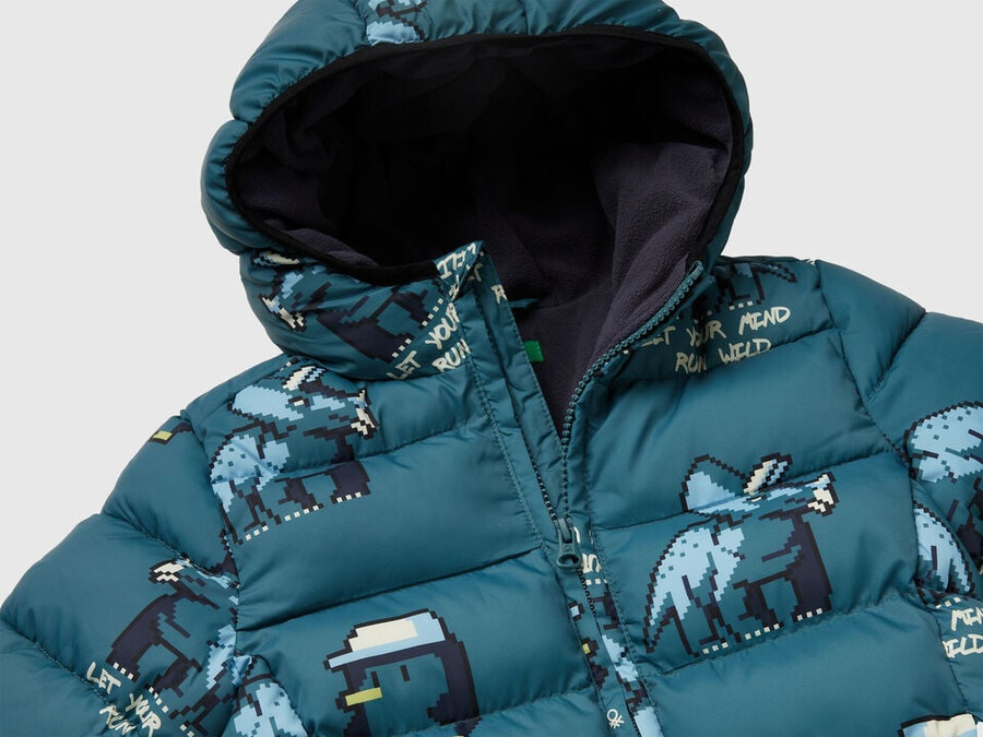giacca con motivo rain defender
