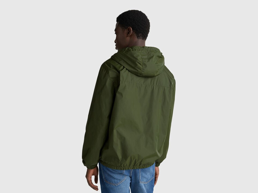 giacca rain defender con cappuccio