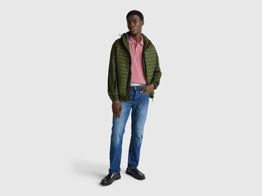 giacca rain defender con cappuccio