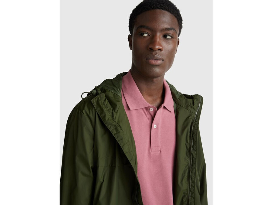 giacca rain defender con cappuccio