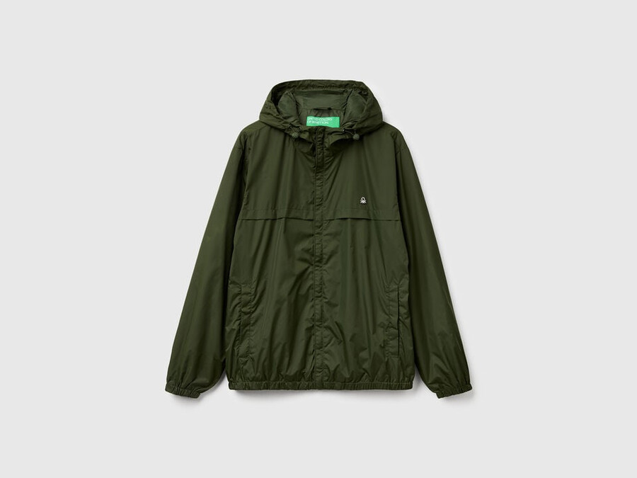 giacca rain defender con cappuccio