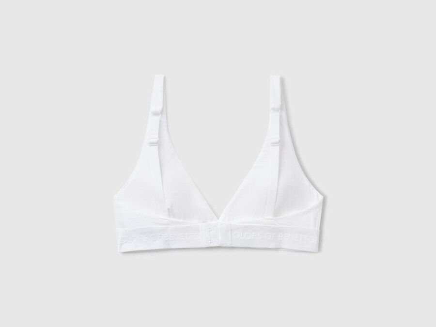reggiseno a triangolo in cotone elasticizzato