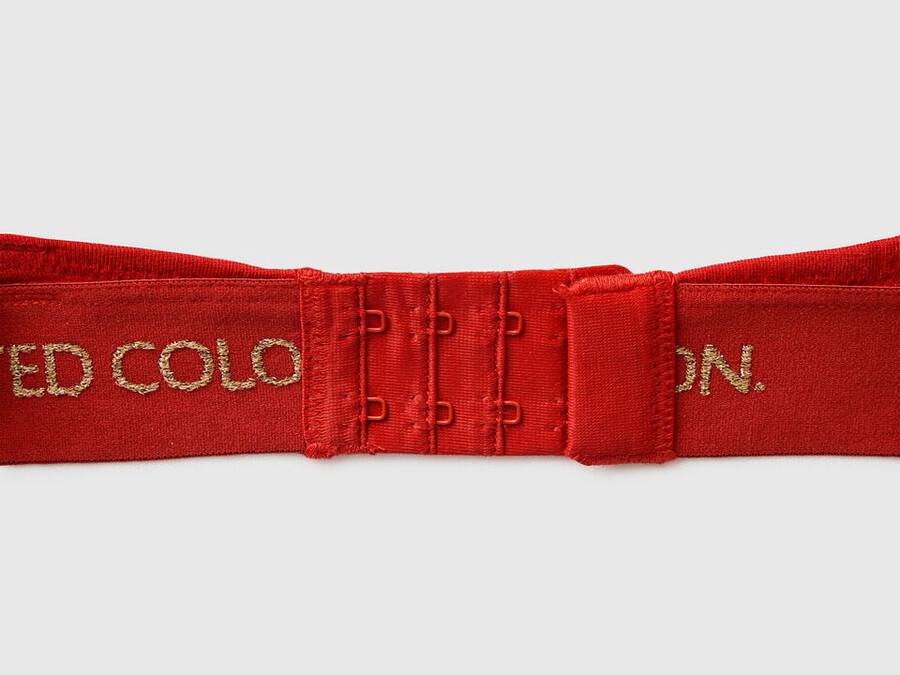 reggiseno a triangolo in cotone elasticizzato