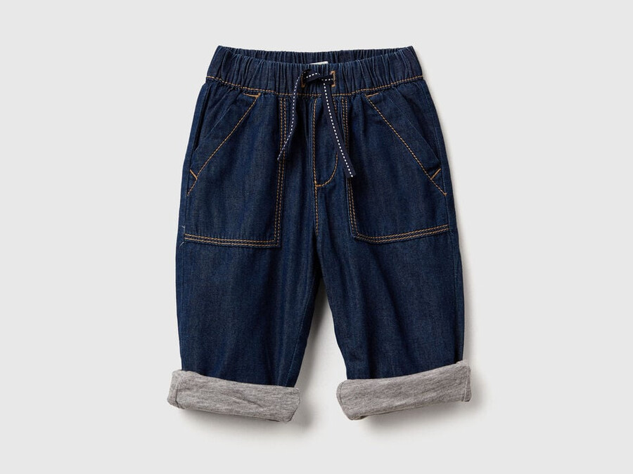pantaloni in chambray