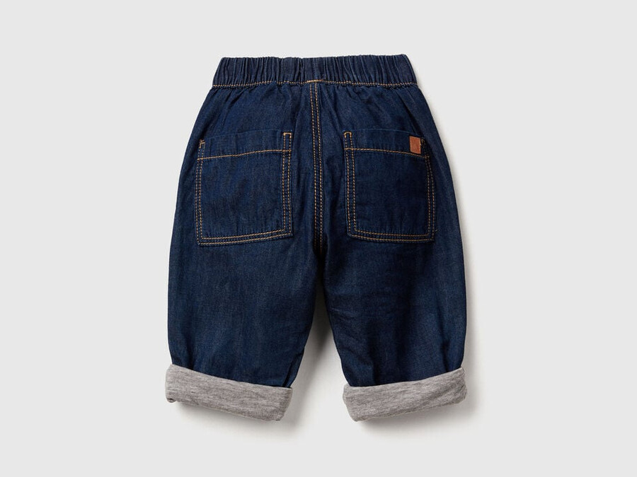 pantaloni in chambray